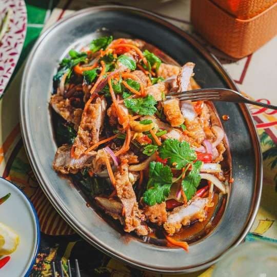 Yum Crispy Pork with Anchovy