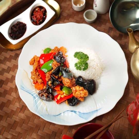 Kong Pao Chicken with Rice