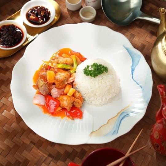 Sweet & Sour Chicken with Rice