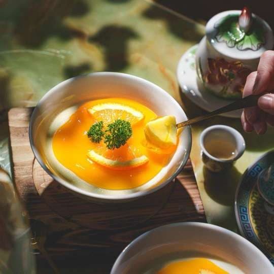 Mandarin Panna Cotta