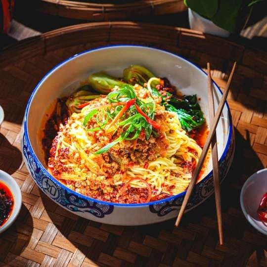 Dan Dan Spicy Pork Mince Noodles