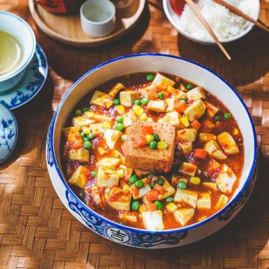 Vegan Mapo Tofu (Not GF)