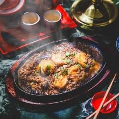 Sizzling Japanese Bean Curd with Pork Mince