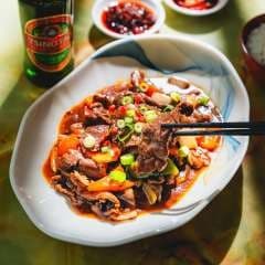 Stir Fried Beef with Black Bean Sauce