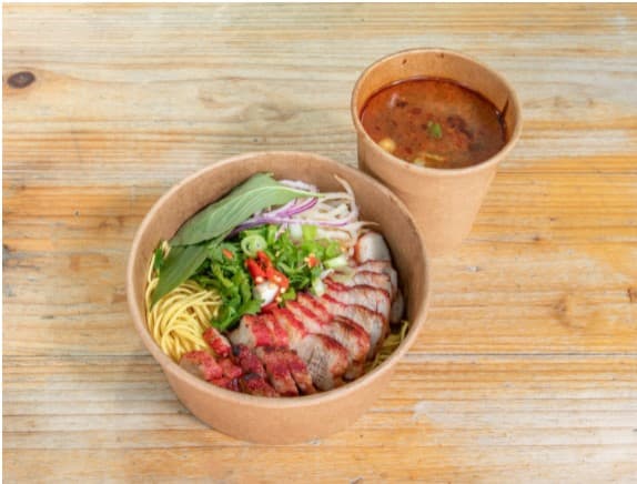 Tom Yum Noodle with Honey Grilled