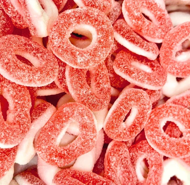 Strawberry Rings, 1kg