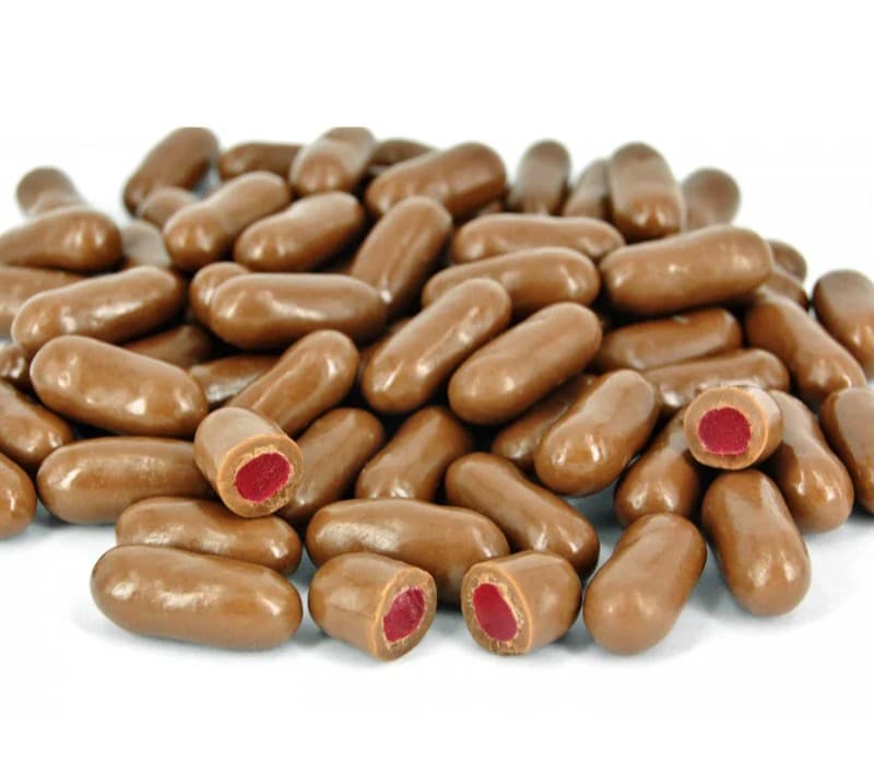 Milk Chocolate Raspberry Bullets, 350g