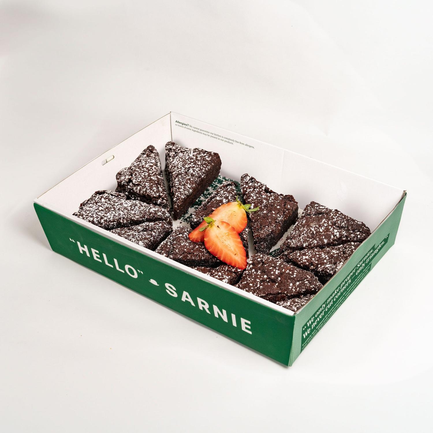 Chocolate Brownie Platter
