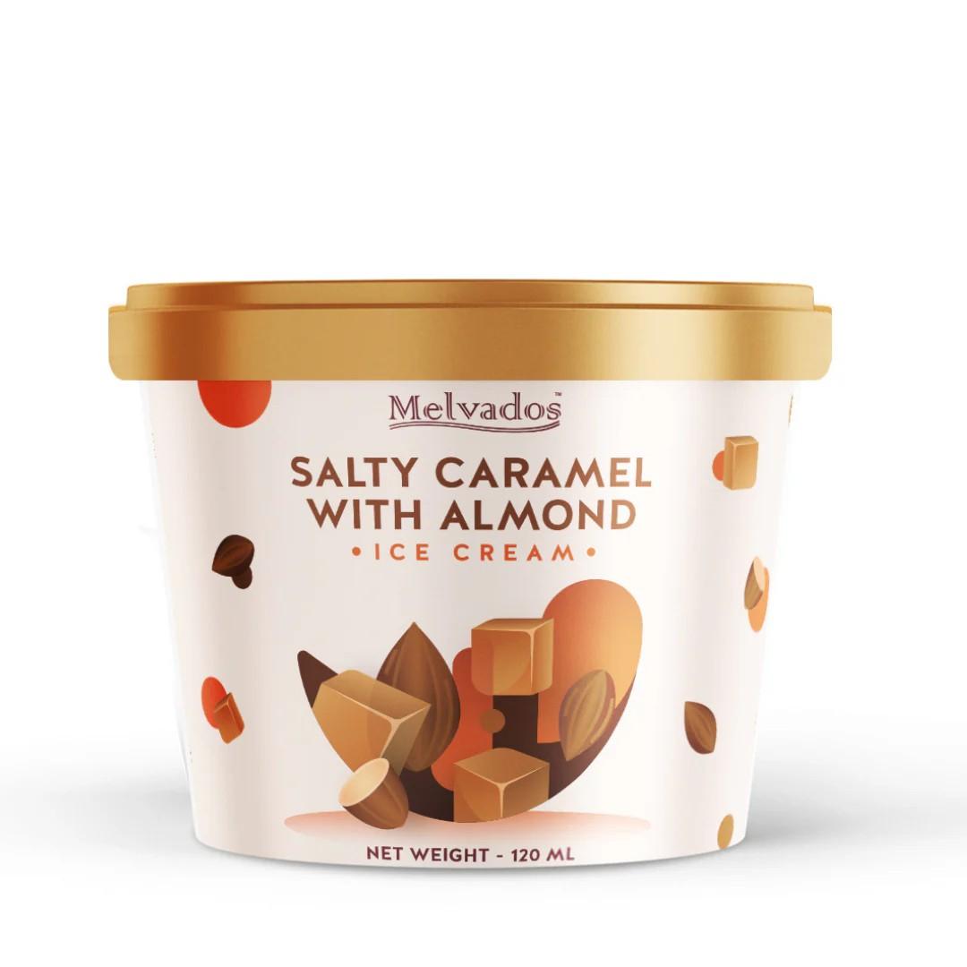 Salty Caramel with Almonds, 120ml