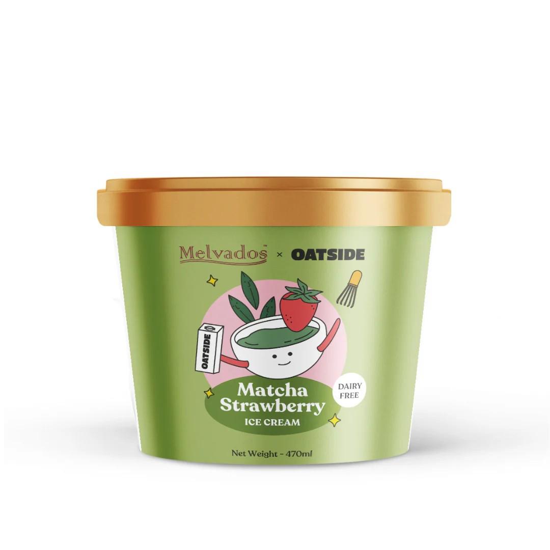 Matcha Strawberry Made with OATSIDE® (Vegan)