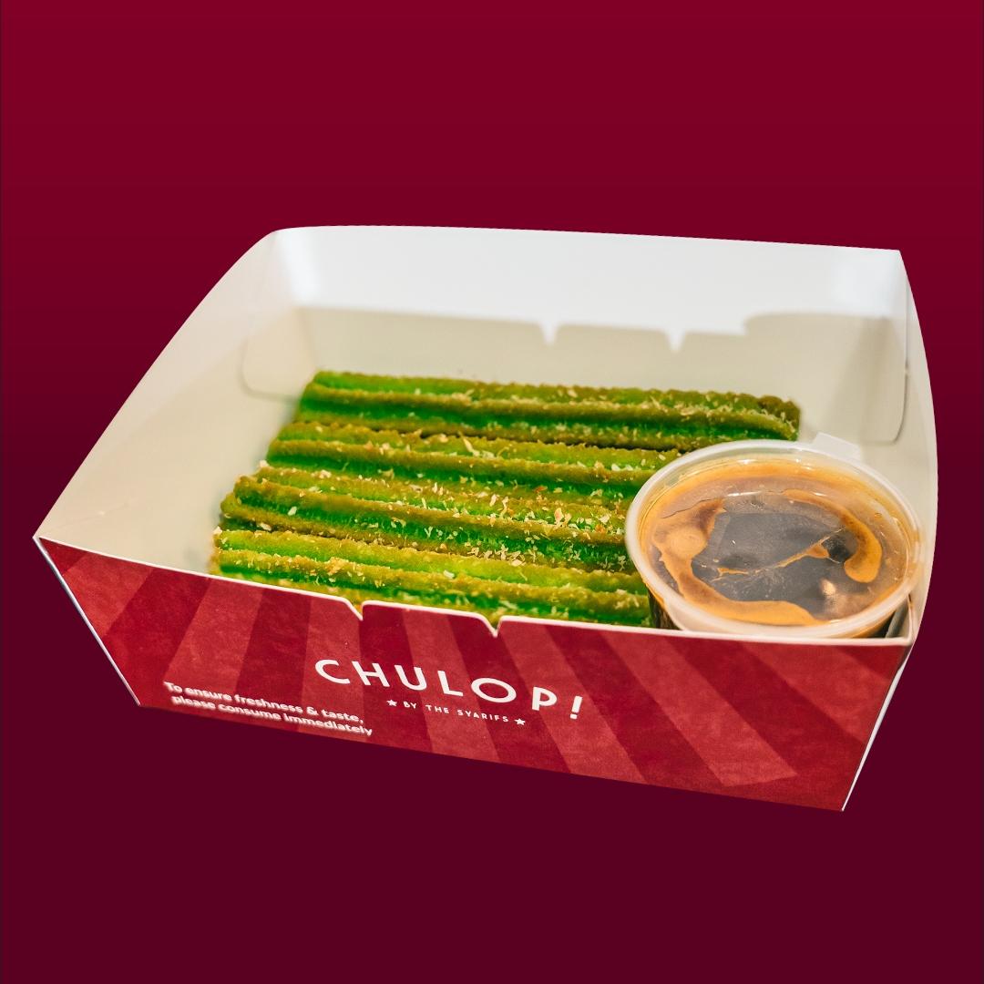 Pandan Churros with Dip