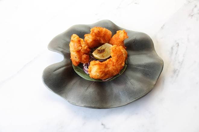 Gun powder prawns
