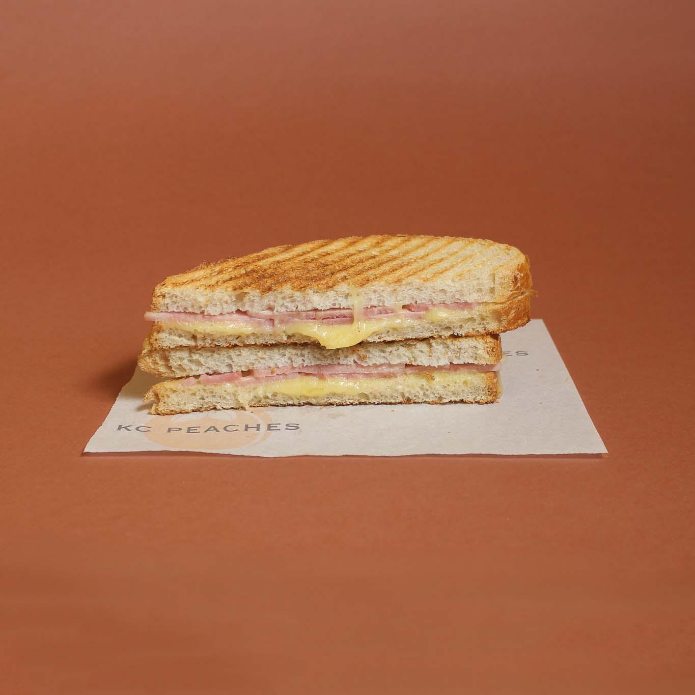 Ham & Cheese Toasted Sourdough Sandwich