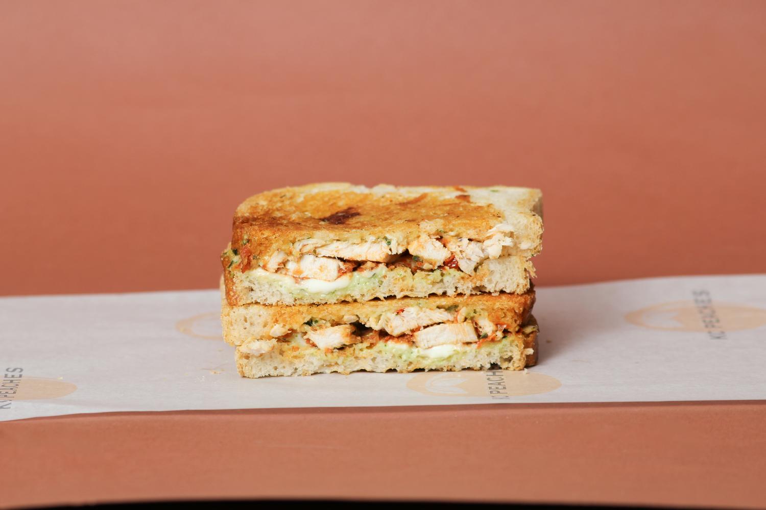 Chicken Pesto Toastie