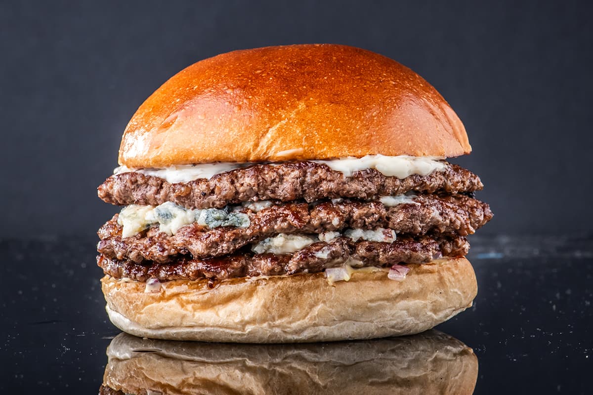 Smashed Blue 4 Patties