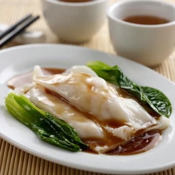 BBQ Pork Rice Roll (叉燒豬腸粉)