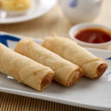 Vegetarian Spring Roll (三絲炸春卷)