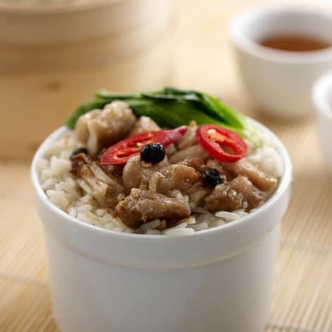 Steam Pork Ribs Rice (排骨盅仔飯)
