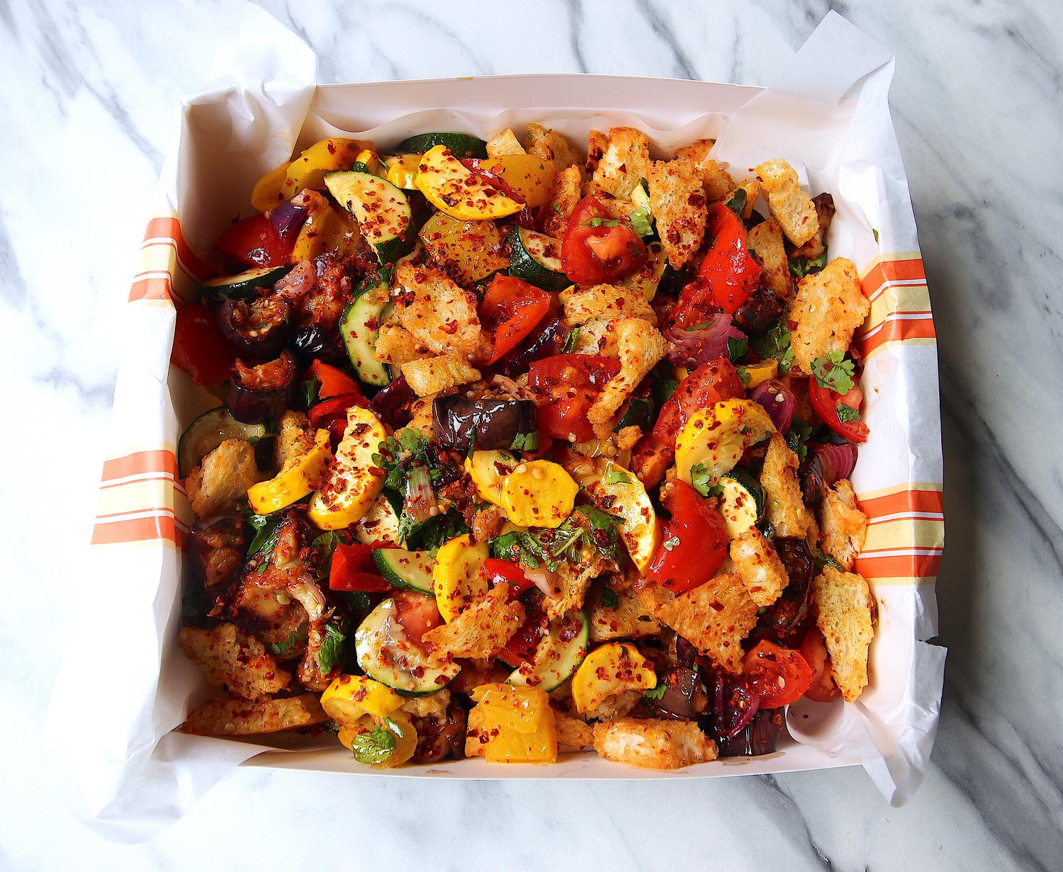 Roasted Vegetable Panzanella 