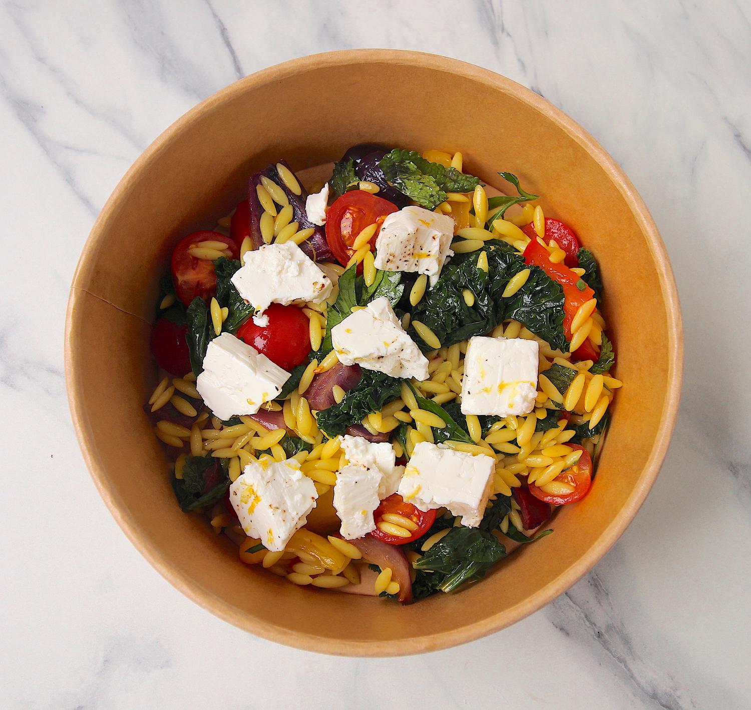 Sunshine Orzo Salad with Feta