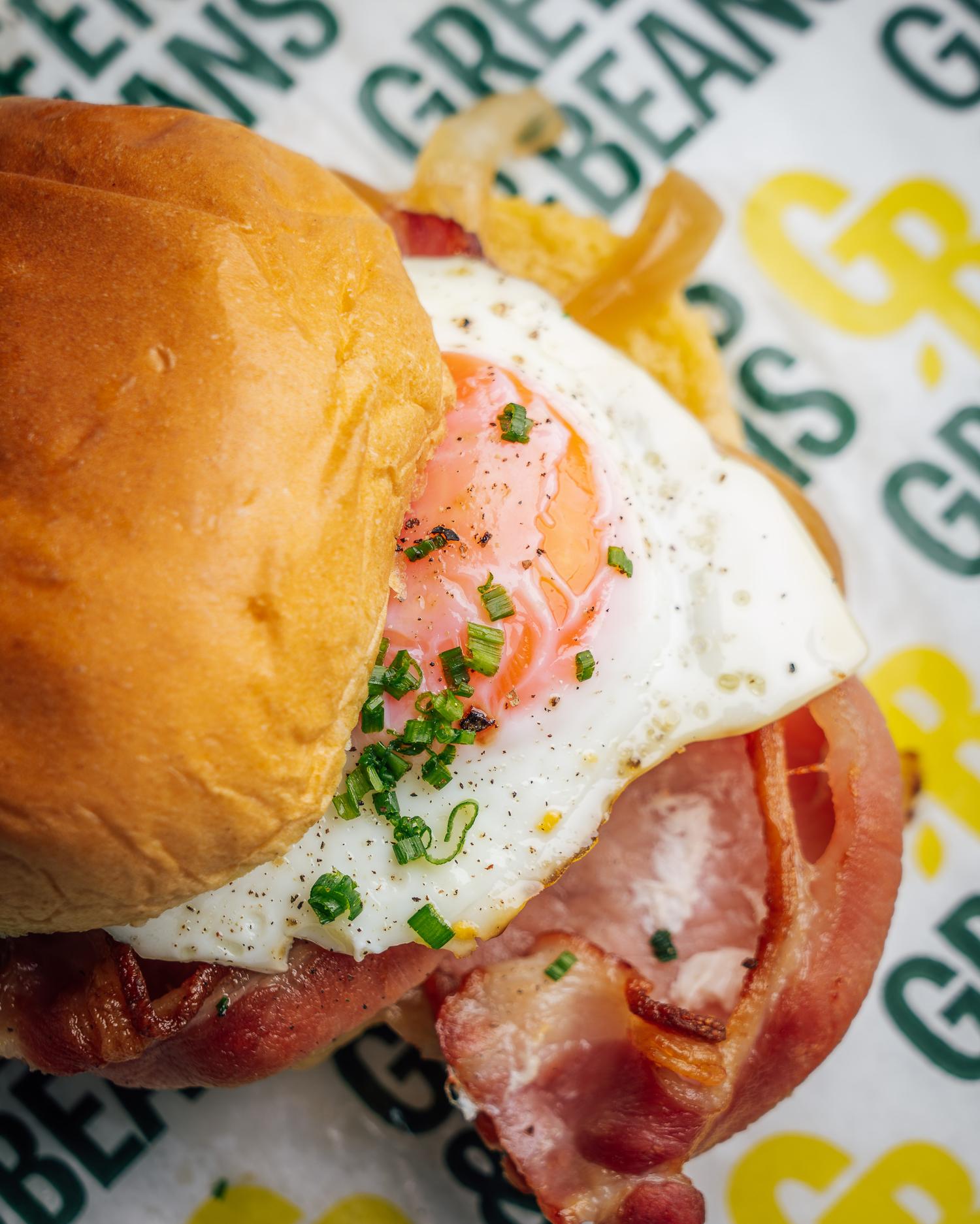 Bacon & Egg Brioche Bun