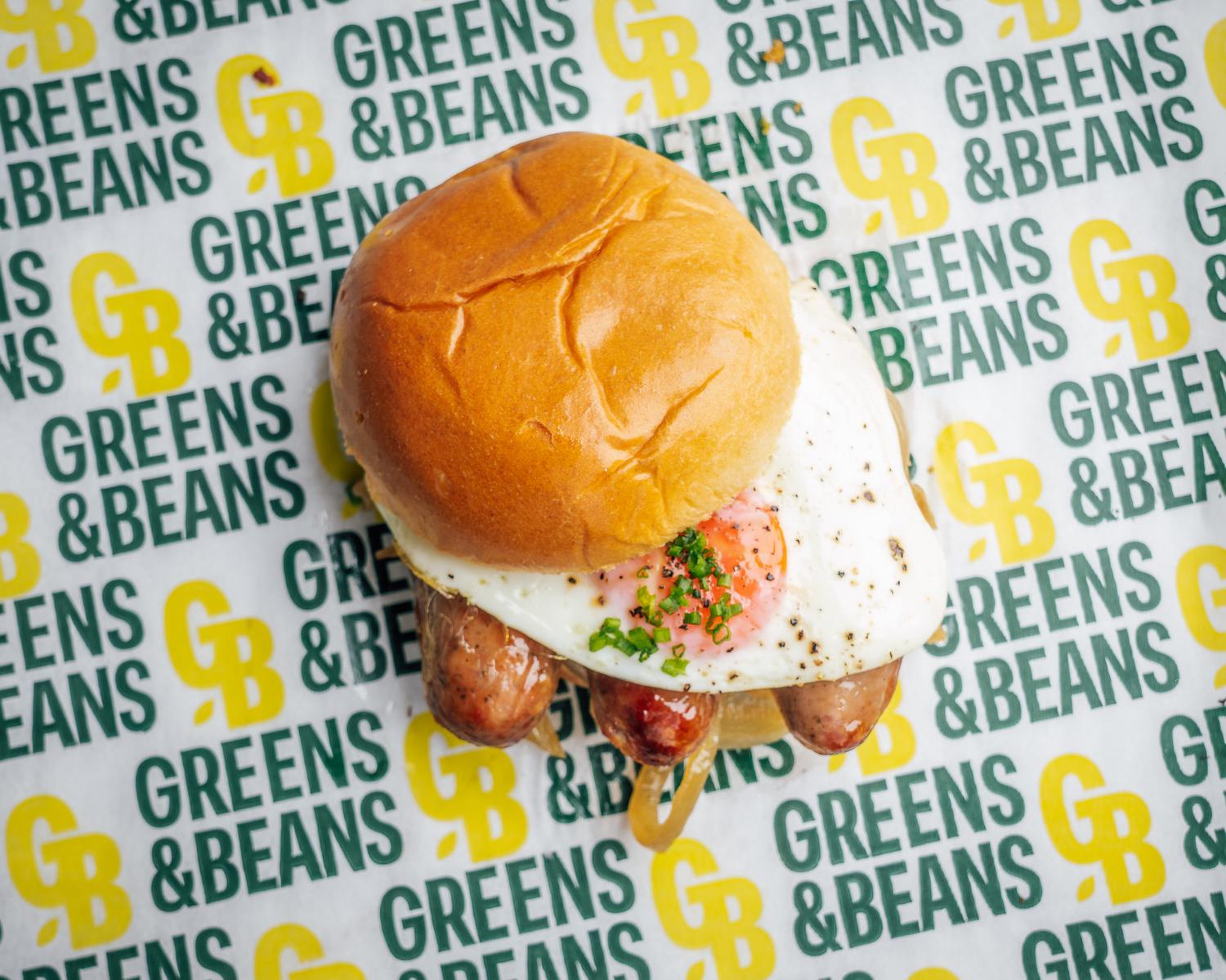 Sausage & Egg Brioche Bun