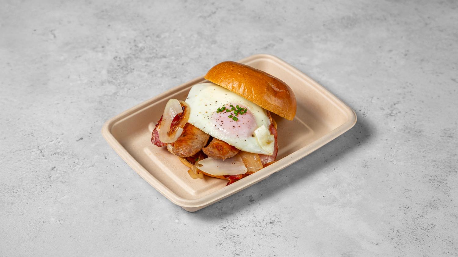 All Day Breakfast Brioche Bun