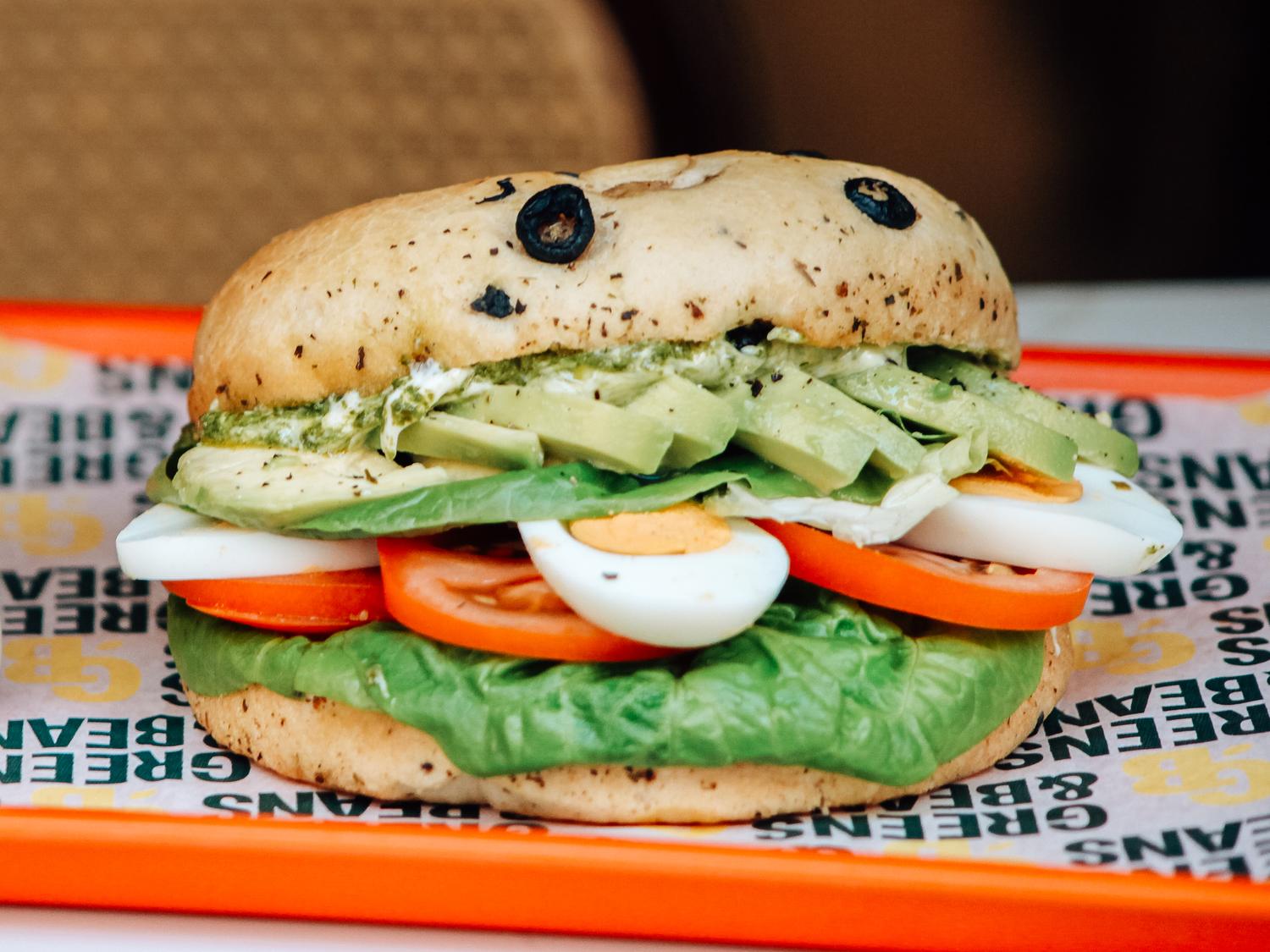 Avocado & Boiled Egg Focaccia