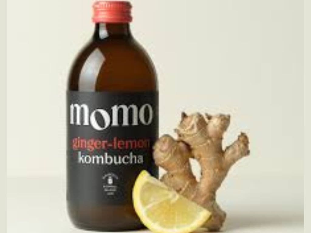 Momo Kombucha Ginger-Lemon