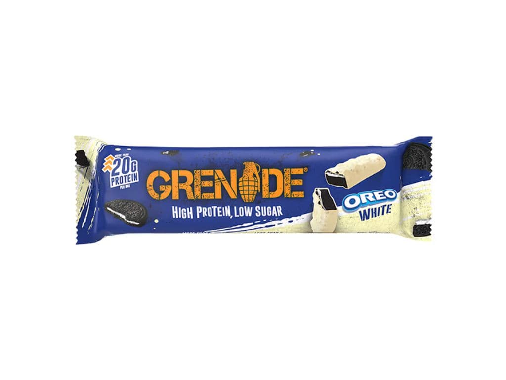 White Oreo Protein Bar Grenade