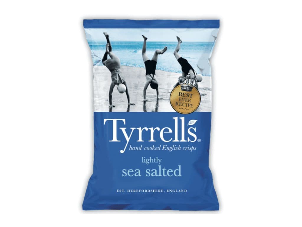 Lightly Sea Salted Crisps Tyrrells