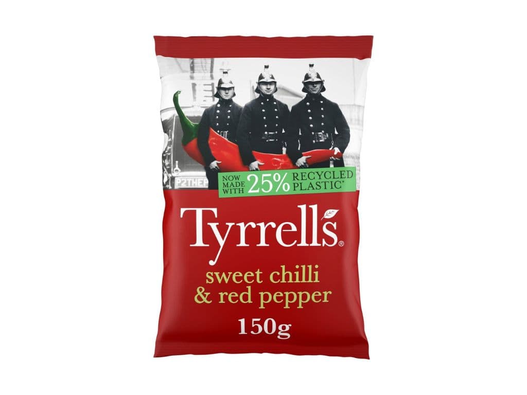 Sweet Chilli & Red Pepper Crisps Tyrrells