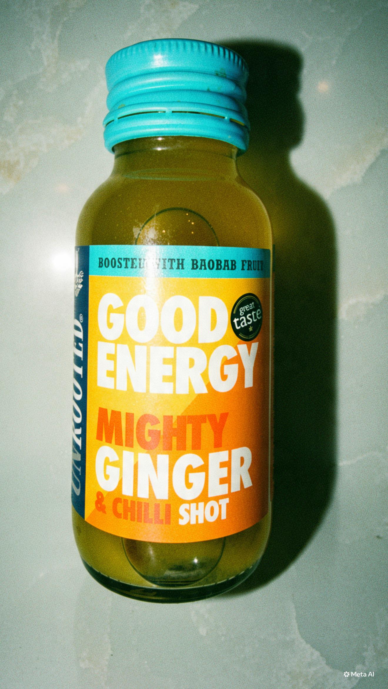 Unrooted Mighty Ginger, Chilli & Baobab Shot 