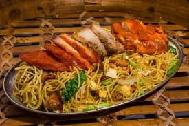 Tjauwmin with chicken