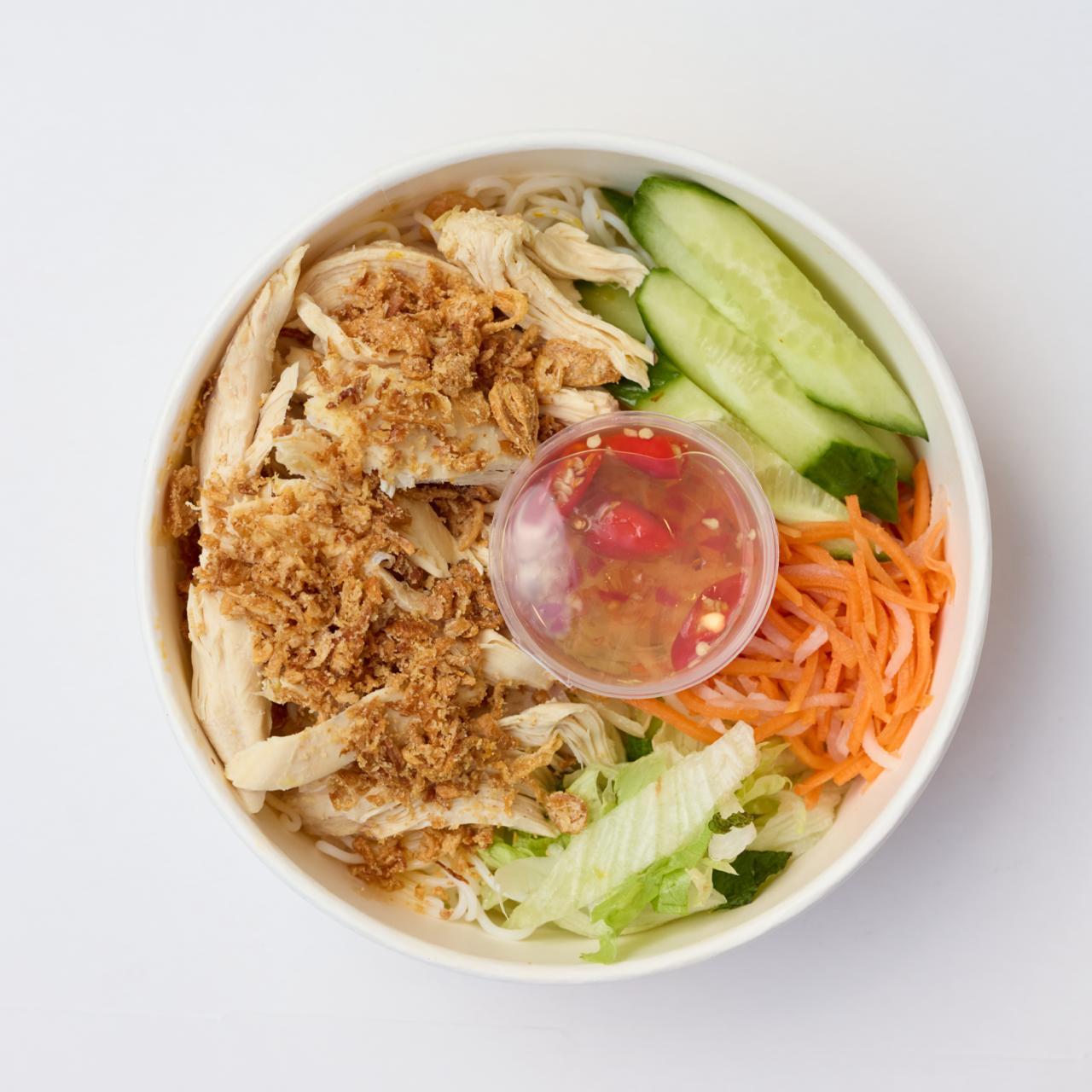 Chicken Bun Noodle Salad