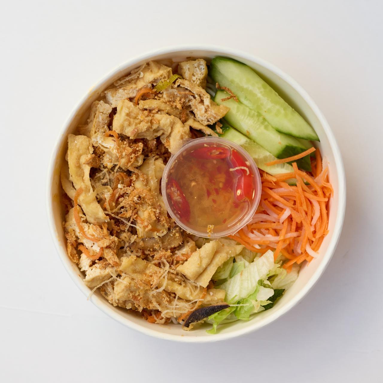 Tofu Bun Noodle Salad