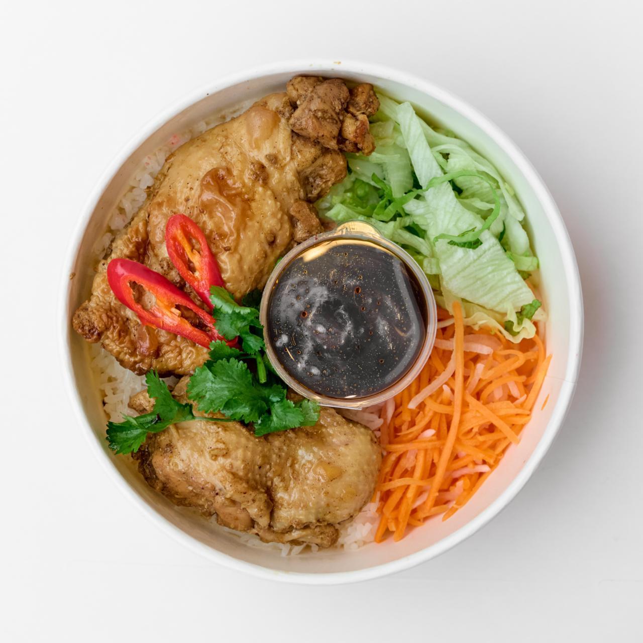 Chicken Roti Rice bowl