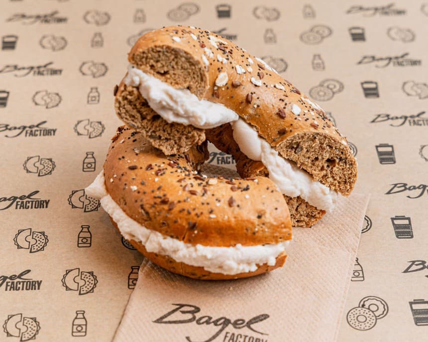 Vegan Cream Cheese Bagel