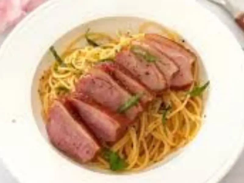Smoked Duck Aglio Olio
