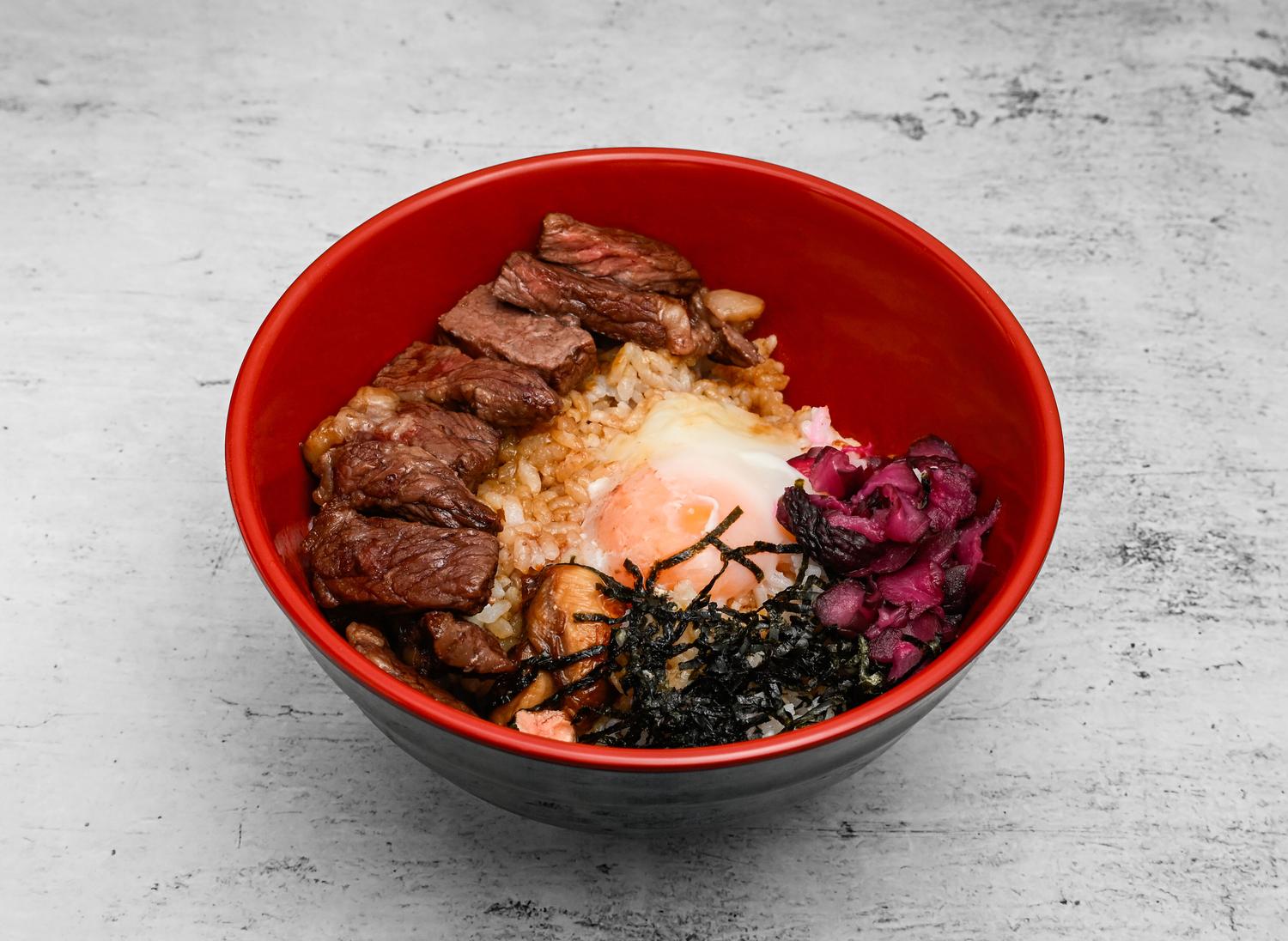 Ribeye Yakinuku Rice Bowl