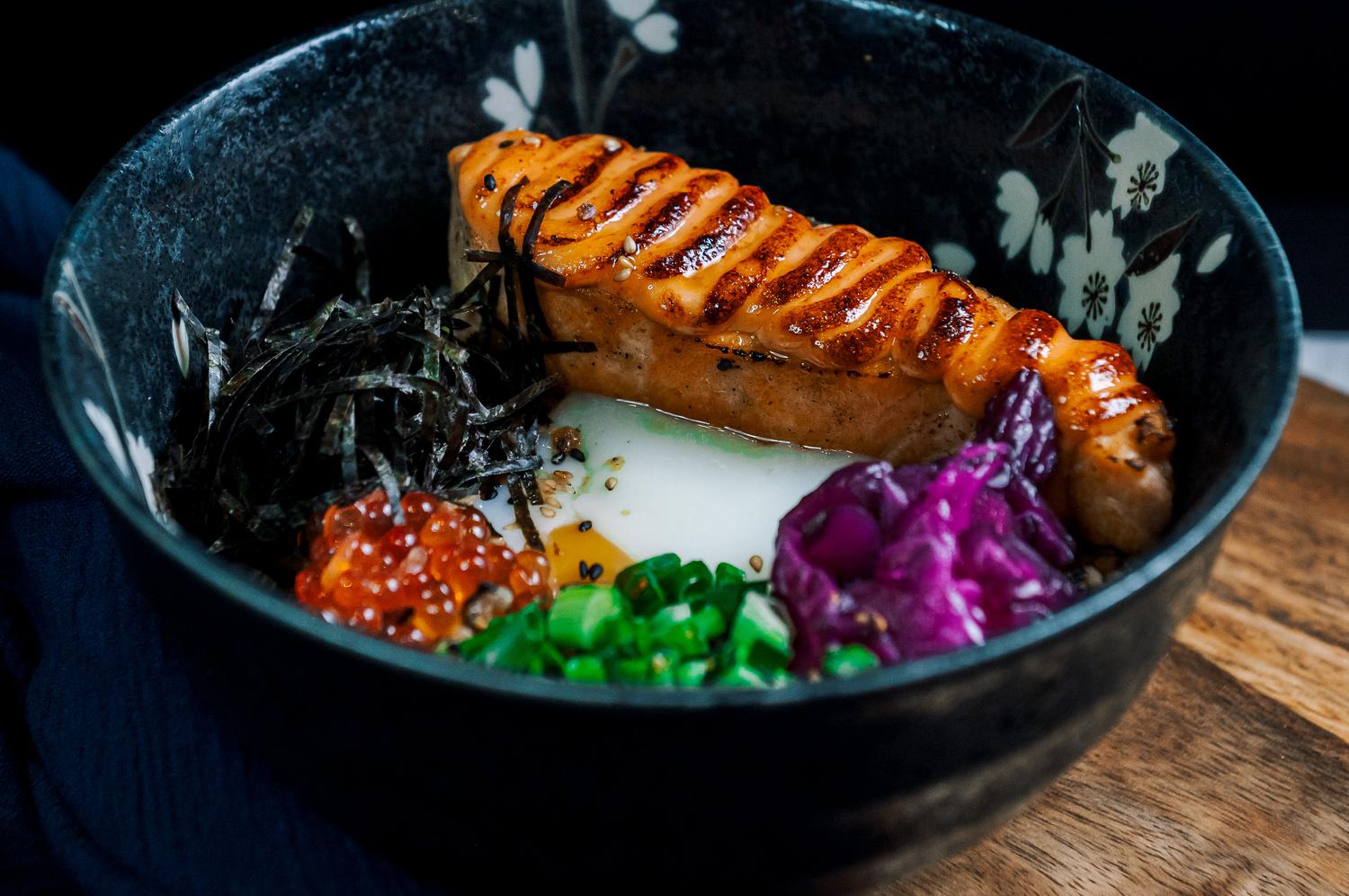 Salmon Mentaiko Rice Bowl