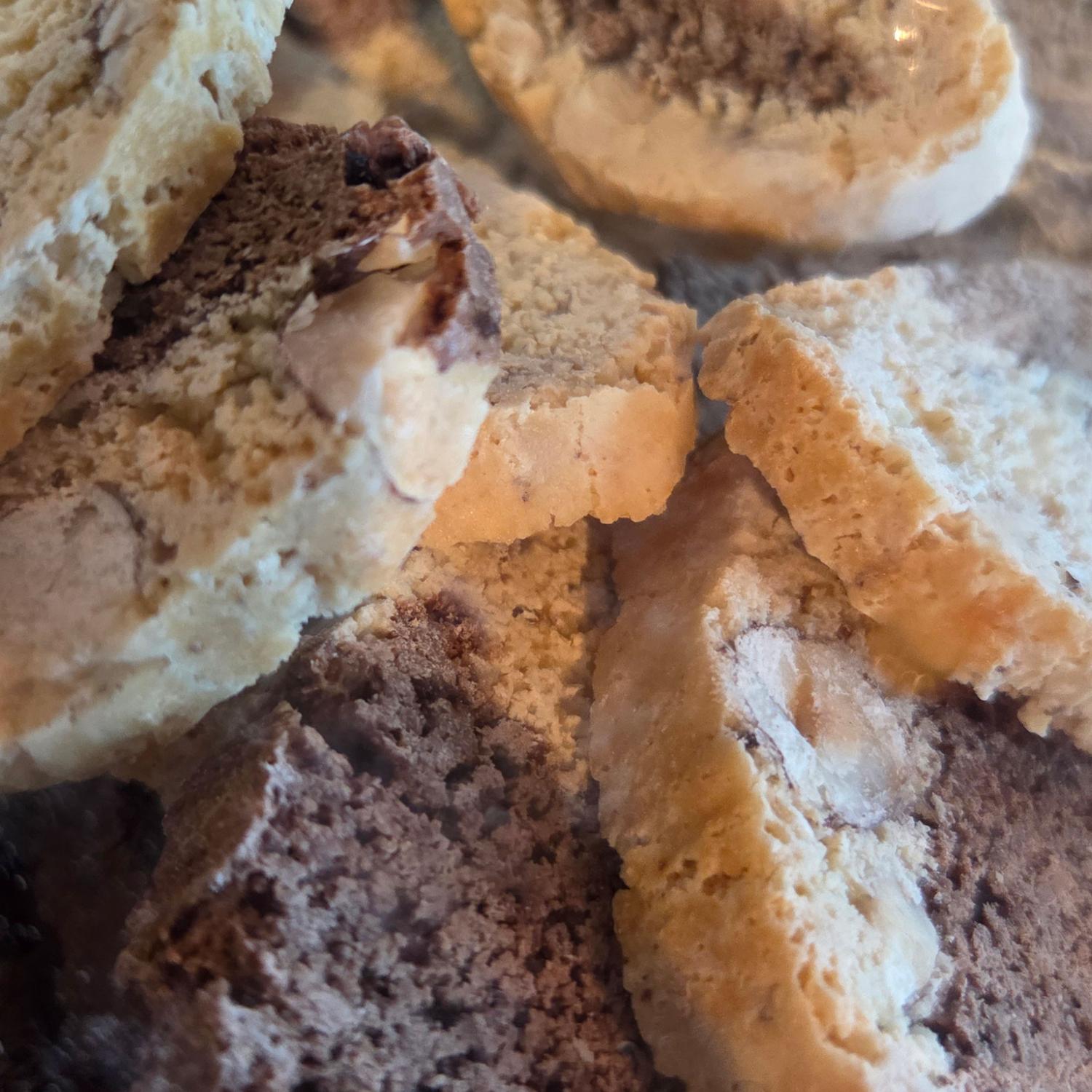 Choc Hazelnut Biscotti
