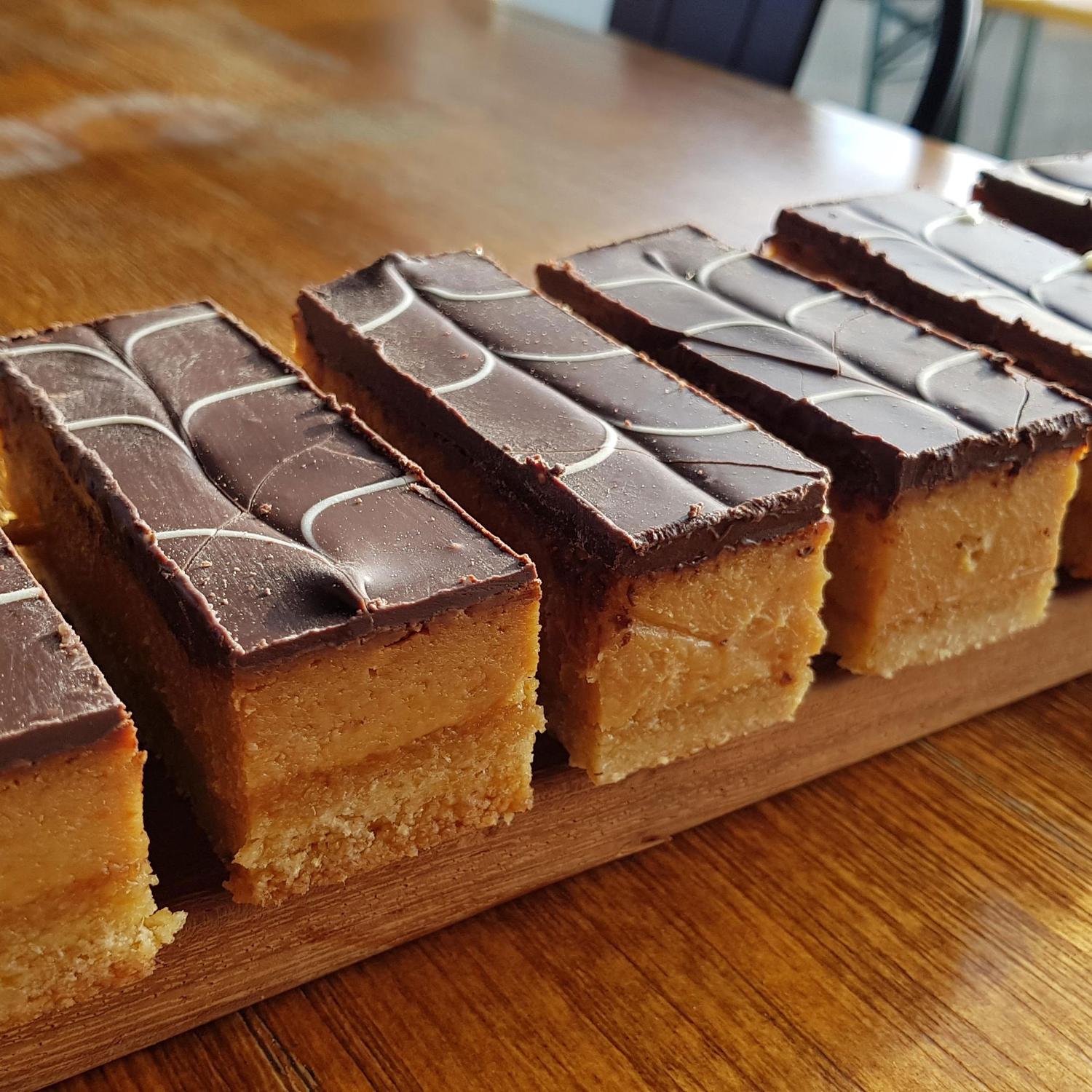 Gluten Free Caramel Slice