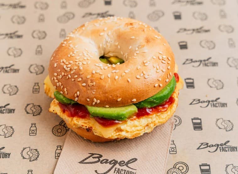 Veggie Breakfast Bagel