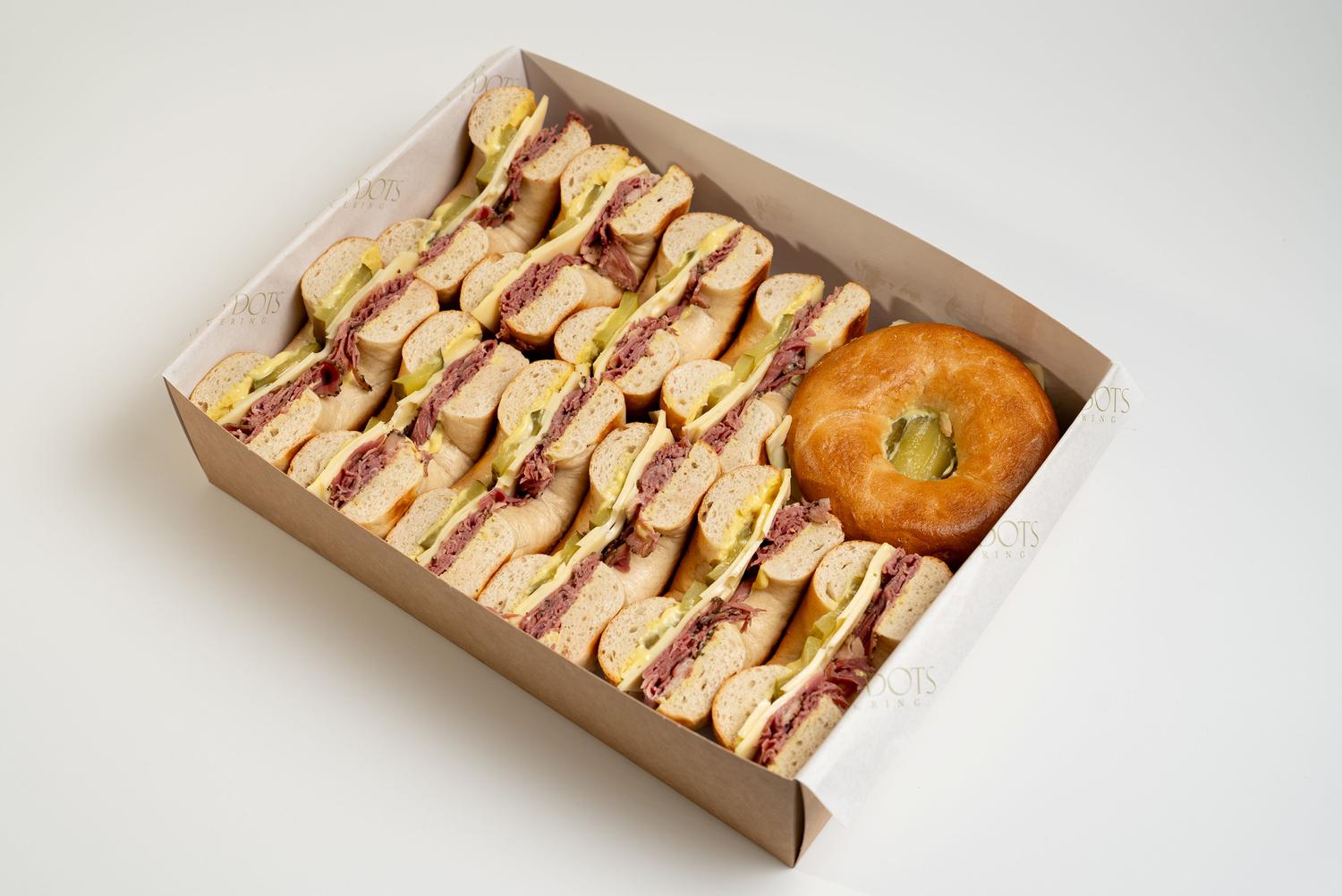 Pastrami, Pickles & Mustad Mayo Bagel