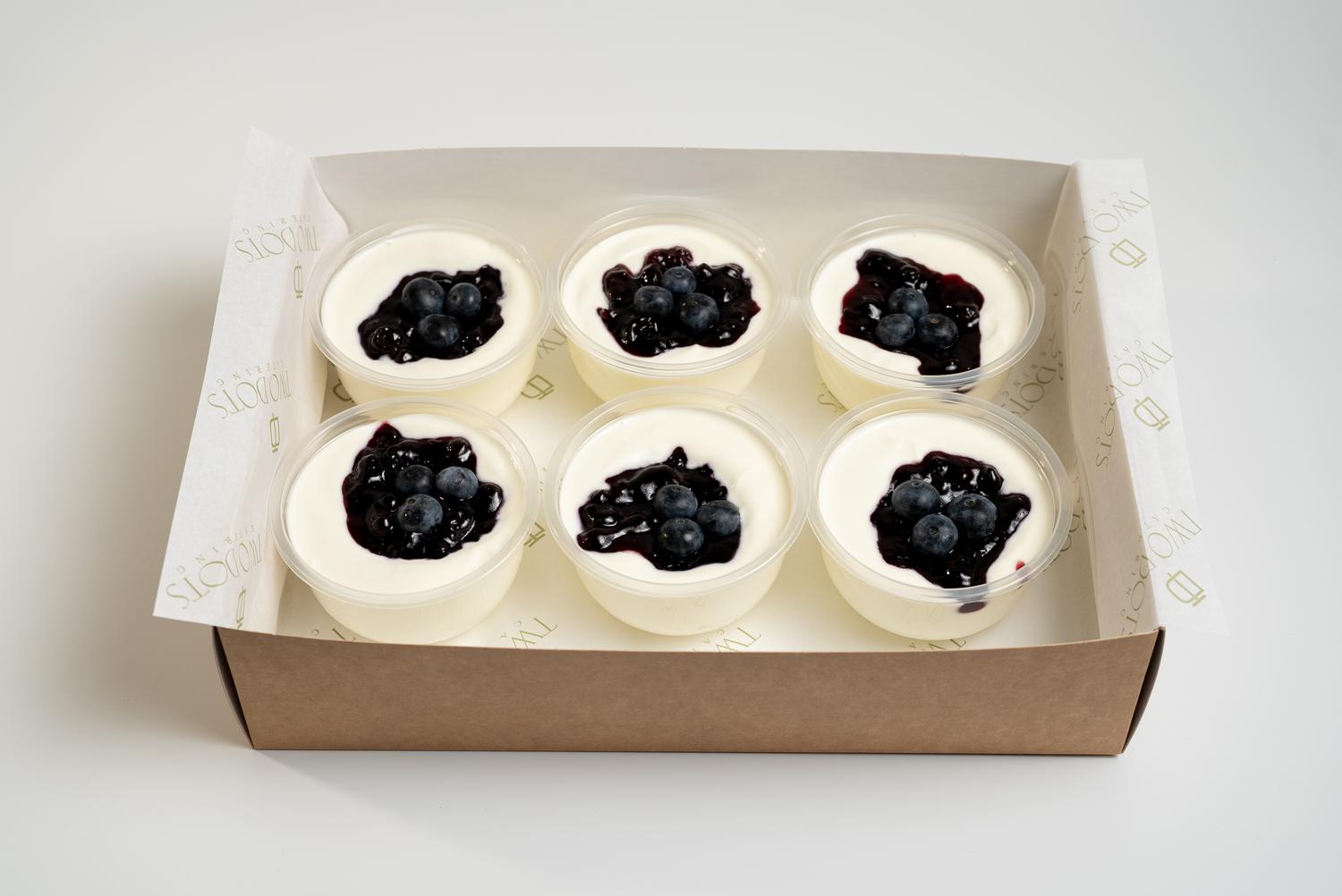 Greek Yoghurt with Blueberry Blackcurrant Compote