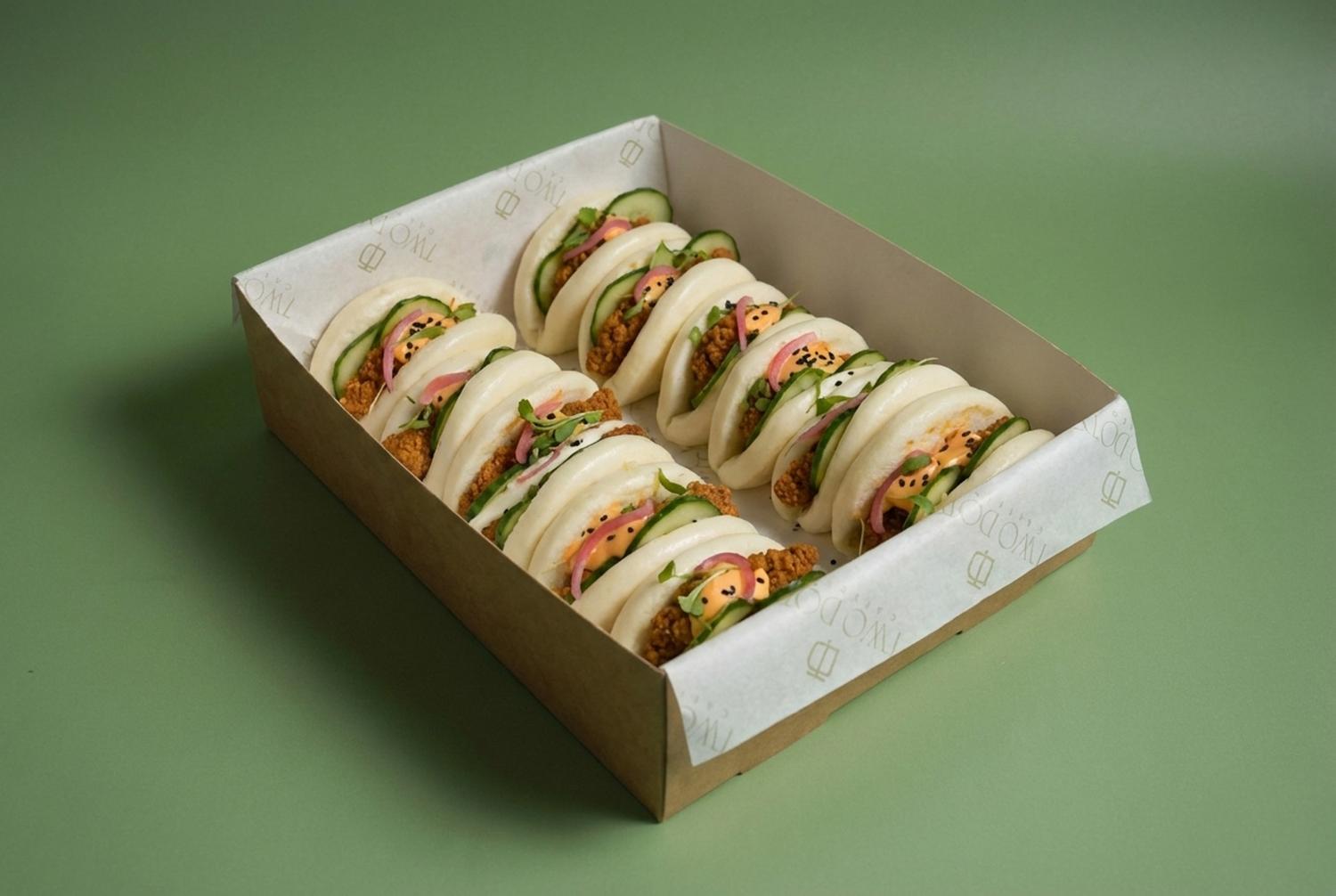 Chicken Bao Bun Platter