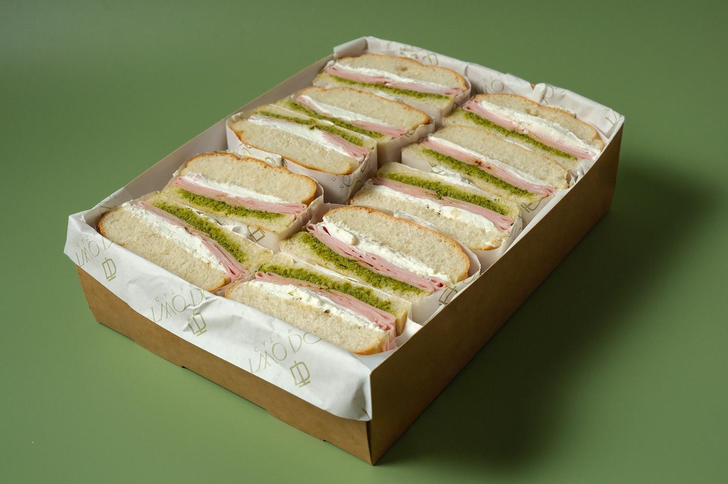 Mortadella Focaccia Sandwich