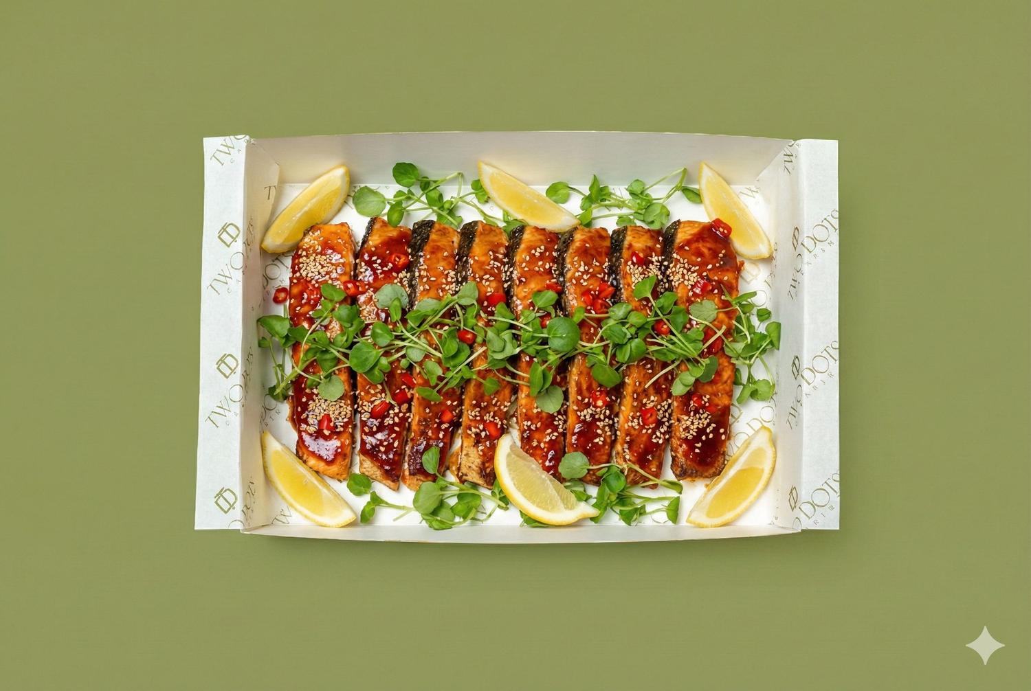 Gochujang-Glazed Salmon with Garlic