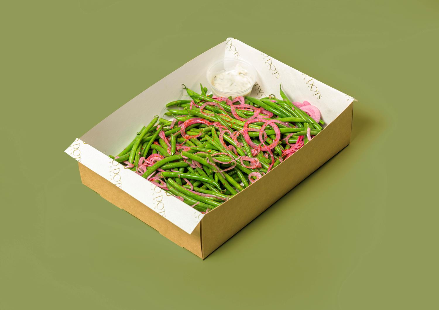 Green Beans & Pickled Red Onion